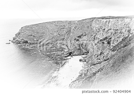 Wonderful landscape of Cornwall England 92404904