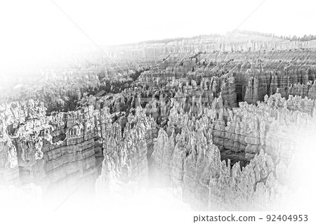 Most beautiful places on Earth - Bryce Canyon National Park in Utah 92404953