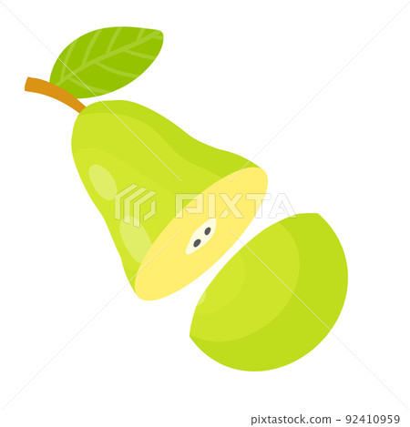 Pear. Chopped green fruit. Pear. Chopped green fruit. 92410959
