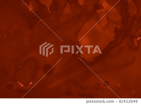 Blood Splatter Red. Watercolour Wallpaper. Grunge 92412649