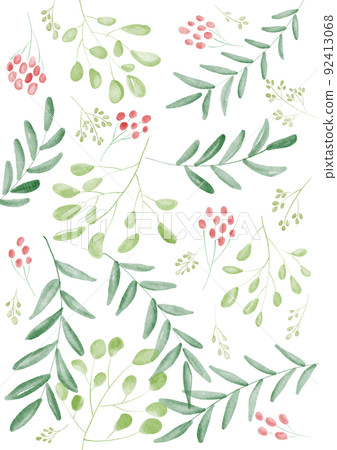 植物圖案插圖 植物圖案插圖 92413068