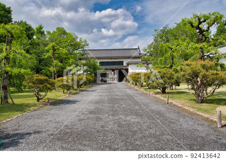 日本京都二條城北大手門 日本京都二條城北大手門 92413642
