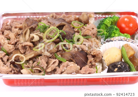 Jibu-ni 牛肉和舞茸的便當 肉類便當盒 92414723