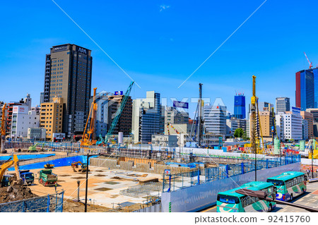 Redevelopment in front of Takanawa Gateway Station, Takanawa, Minato-ku, Tokyo Redevelopment in front of Takanawa Gateway Station, Takanawa, Minato-ku, Tokyo 92415760