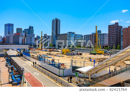 Redevelopment in front of Takanawa Gateway Station, Takanawa, Minato-ku, Tokyo 92415764