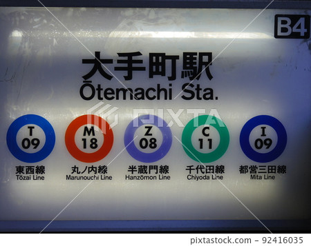 Subway entrance 92416035