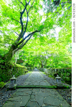 大分縣國前市夏天的二子寺 92419139