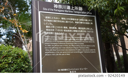 Guide map of the site of Yokohama and Kanagawa Transport Office Guide map of the site of Yokohama and Kanagawa Transport Office 92420149