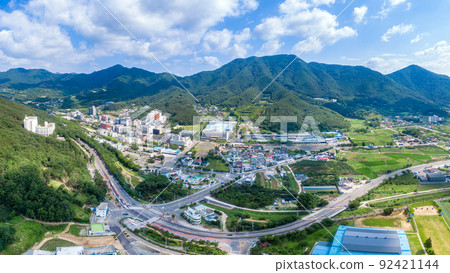 Panoramic view of Bugok Onsen Village, Bugok-ri, Bugok-myeon 92421144