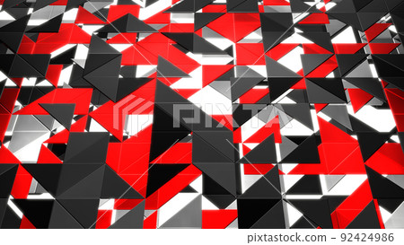 Tile Triangle Business Geometry VJ Red [There is another Ver] 92424986