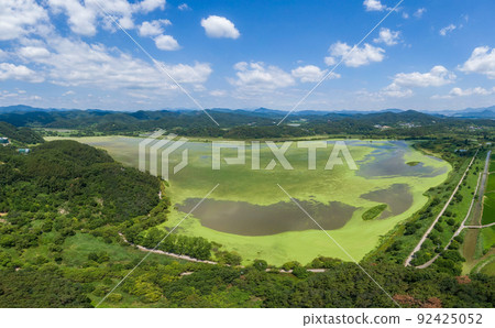 Summer scenery of Upo Wetland in Changnyeong-gun Summer scenery of Upo Wetland in Changnyeong-gun 92425052