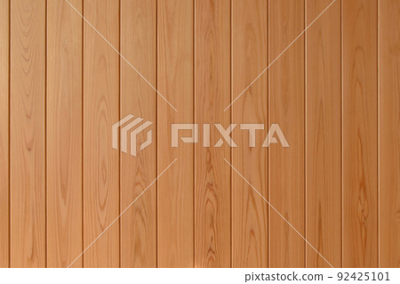 Japanese cypress board wall with beautiful grain, wood material photo Japanese cypress board wall with beautiful grain, wood material photo 92425101