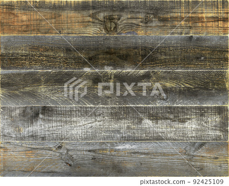 Gray flooring with a vintage feel, reusing old lumber pallets 92425109