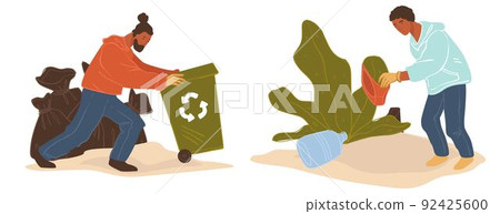 Environmental pollution problem cleaning recycle 92425600