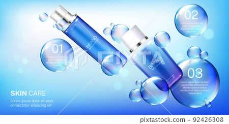 Cosmetic tubes mock up, beauty cosmetics bottles Cosmetic tubes mock up, beauty cosmetics bottles 92426308
