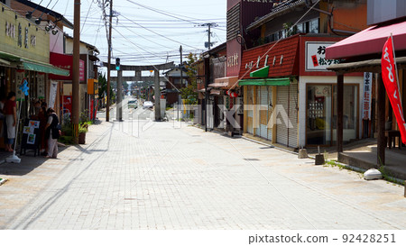 Miyajidake Shrine Path of Light Scenery Miyajidake Shrine Path of Light Scenery 92428251