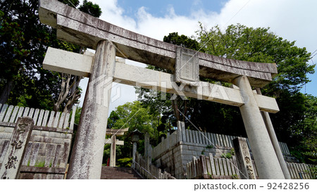 Miyajidake Shrine Path of Light Scenery Miyajidake Shrine Path of Light Scenery 92428256