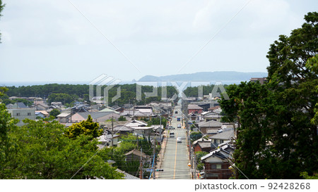 Miyajidake Shrine Path of Light Scenery Miyajidake Shrine Path of Light Scenery 92428268