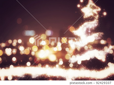 光聖誕樹圖 92429107