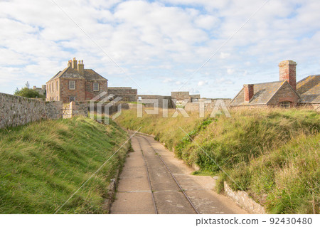 Elizabeth Castle, a tourist destination on Jersey 92430480