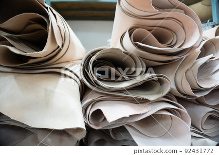 Raw cow vegetable tanned leather sheet crafts in shop 92431772