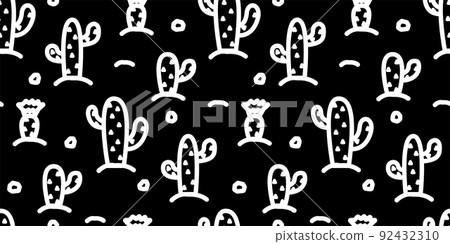 仙人掌插圖模式 92432310
