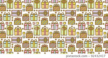 Present box illustration pattern 92432417