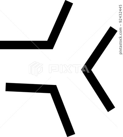 憤怒標記3（黑色） 92432445