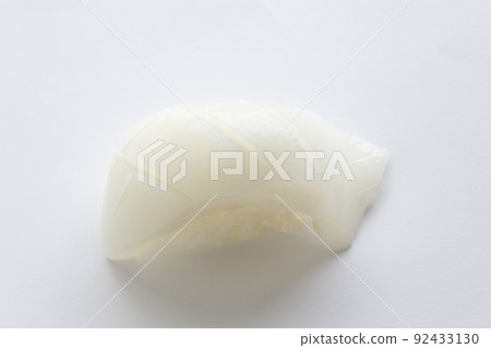 Squid nigiri sushi white background single item shooting 92433130
