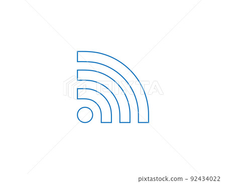 Channel, podcast, link icon. Vector illustration. Channel, podcast, link icon. Vector illustration. 92434022