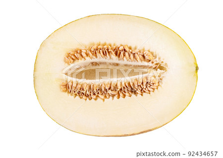 Yellow melon isolated on white background. Clipping Path. Yellow melon isolated on white background. Clipping Path. 92434657