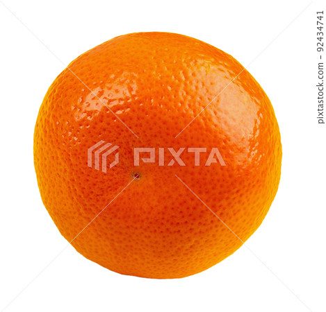 Fresh tangerine.  Mandarin oranges fruit  isolated in white background. 92434741