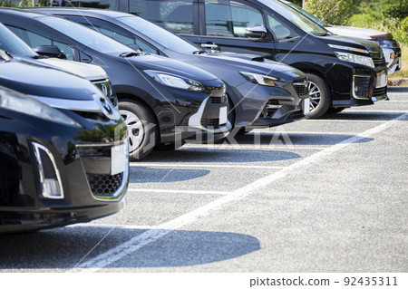 Car in the parking lot 92435311