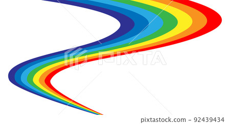 Rainbow vector illustration. Colorful abstract design. Color graphic symbol rain bow. Rainbow vector illustration. Colorful abstract design. Color graphic symbol rain bow. 92439434
