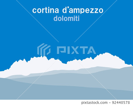 Cortina d'ampezzo dolomites Italy Cortina d'ampezzo dolomites Italy 92440578