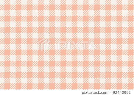 Background gingham check red and white 92440991