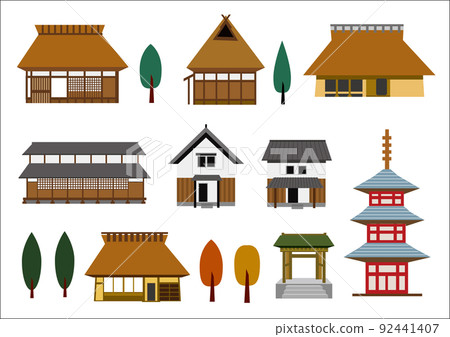 老民居,倉庫,塔 老民居,倉庫,塔 92441407