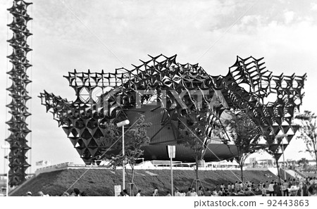 <Osaka> Toshiba IHI Building at the Osaka Expo 92443863