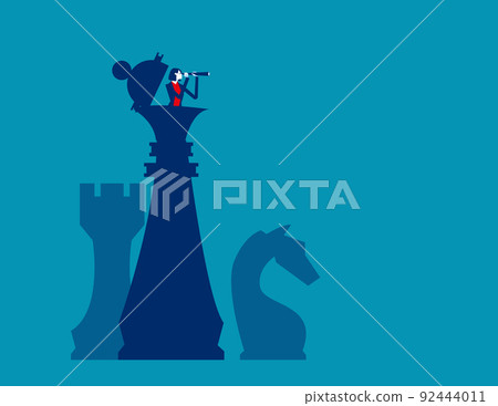 Plan ahead to win business competition. Success strategy 92444011