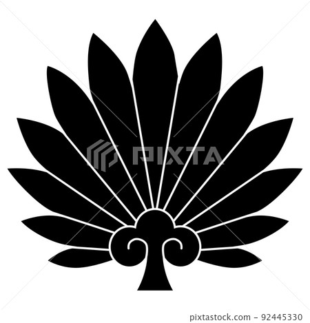 這是一個家族的徽章。它被稱為宇智波。 這是一個家族的徽章。它被稱為宇智波。 92445330