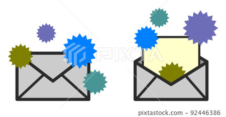 Dangerous virus-infected emails sent over the Internet Dangerous virus-infected emails sent over the Internet 92446386