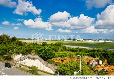 Kadena Air Base and national highway 92447016