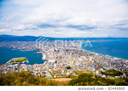 來自函館山的風景,北海道,函館市區 來自函館山的風景,北海道,函館市區 92449860