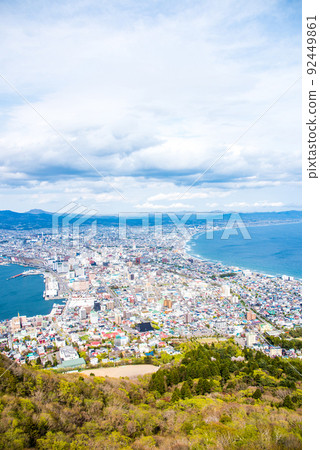 來自函館山的風景,北海道,函館市區 來自函館山的風景,北海道,函館市區 92449861