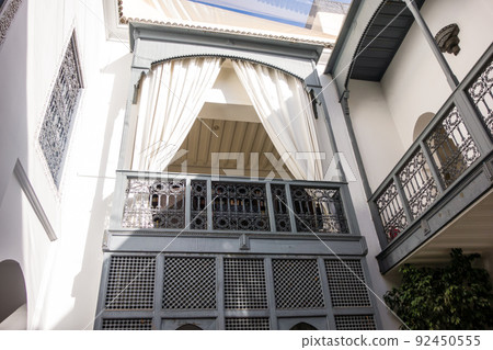 Riad, the building of the historic Moroccan city of Marrakech 92450555