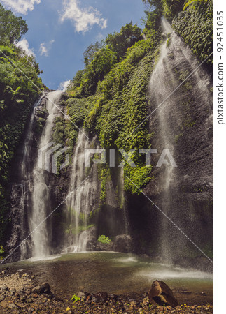 bali, fiji waterfall from the sekumbul waterfalls, indonesia, asia bali, fiji waterfall from the sekumbul waterfalls, indonesia, asia 92451035