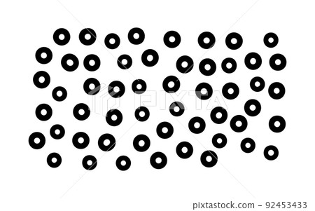 Vector set background. Round geometry group batik graphic. Hand drawn circle Vector set background. Round geometry group batik graphic. Hand drawn circle 92453433