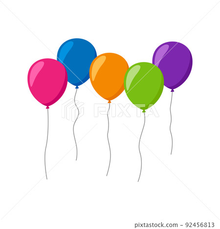 Balloon isolated on white background Balloon isolated on white background 92456813