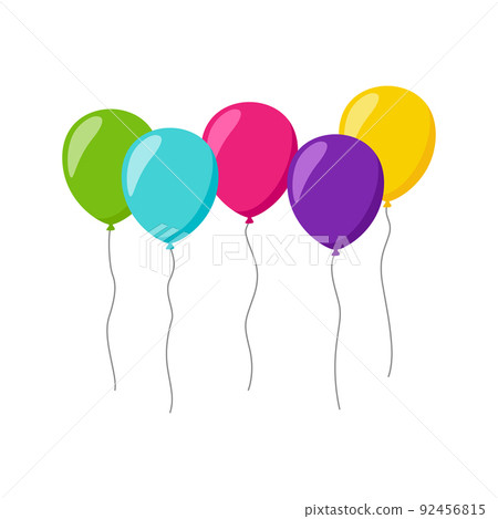 Balloon isolated on white background Balloon isolated on white background 92456815