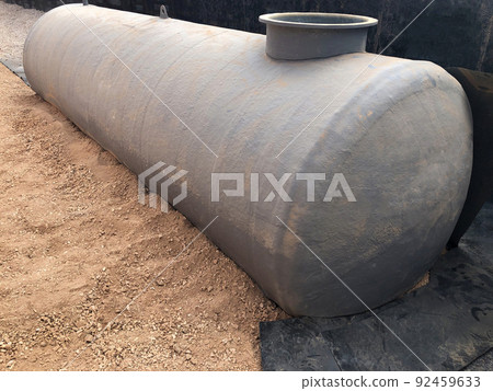 Septic tank at construction site 92459633